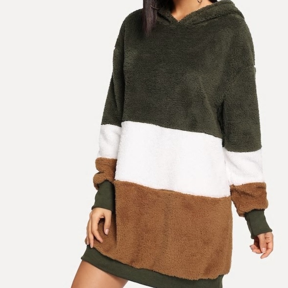 Hooded Teddy Dress